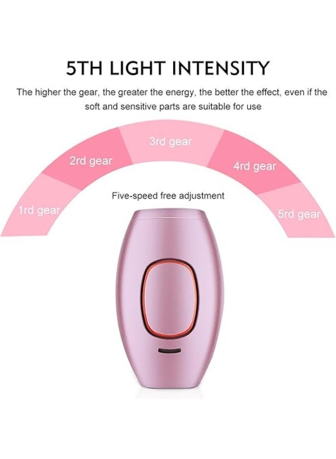 جهاز إزالة الشعر بالنبض الضوئي من فزيولاين، مع 5 مستويات طاقة،  دون ألم للنساء والرجال، شعر للوجه، والساقين، والذراعين، والجسم - Image 4